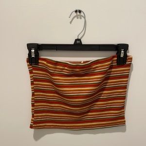 Multi color tube top